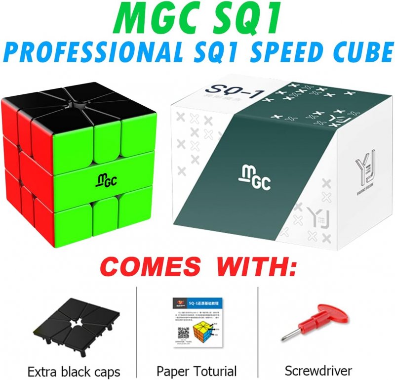 YongJun MGC Magnetic SQ-1 Speed Cube Stickerless