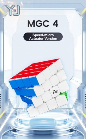 YJ MGC 4x4 Magnetic Stickerless Speed Cube Micro Actuator Version