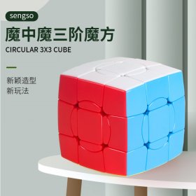 SengSo Circular 3x3x3 Dodecaheds Cube Puzzle Stickerless