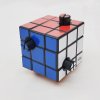 Calvin's Puzzles Tim Button Cube (1-Hole, 1/4) Black Body