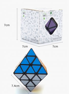 LanLan Octahedron Skewb Face Turning Octahedron Diamond Magic Cube