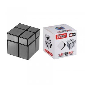 ShengShou 2x2x2 Mirror Block Magic Cube Black Body