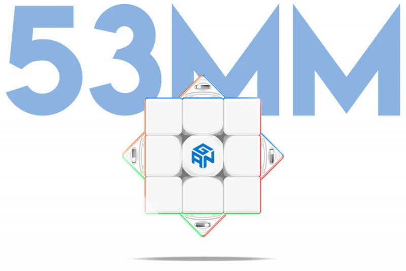 GAN Mini M Pro 53mm Magnetic 3x3x3 Speed Cube Stickerless