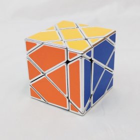 Calvin's Puzzle Super Fisher 3x3x3 Cube Metallized Silver