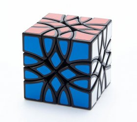 LanLan Mosaic Magic Cube Puzzle Black