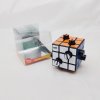 Calvin's Puzzles Evgeniy Button Cube (2-Holes, 1/2) Black Body