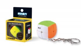 QiYi Bread 2x2x2 Stickerless Cube 35mm Keychain