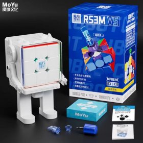 MoYu MoFangJiaoShi RS3M V5 3x3x3 Speed Cube MagLev + Robot Version