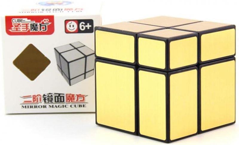 ShengShou 2x2x2 Mirror Block Magic Cube Black Body