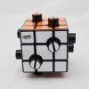 Calvin's Puzzles Evgeniy Button Cube (2-Holes, 1/2) Black Body