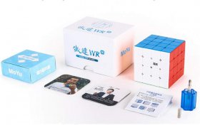 MoYu AoSu WR M 4x4x4 Magnetic Speed Cube Stickerless