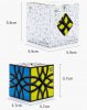 LanLan Mosaic Magic Cube Puzzle Black