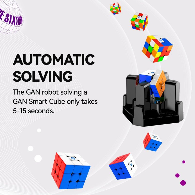 GAN Cube Robot Auto Scramble and Solving