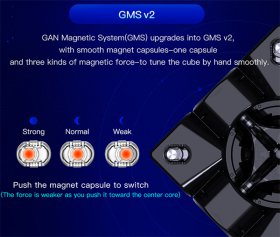 GAN 356 XS Speed Cube Stickerless Version Full-Bright Lite Version